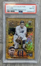 2023’Topps Gilded Collection Mini Diamonds Ty Cobb PSA 8    1/50 Bookend