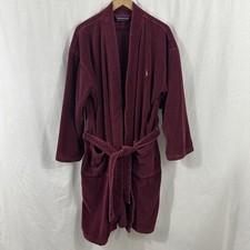 Polo Ralph Lauren Burgundy Pony Cotton Terry ...