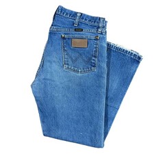 Vintage 90s Wrangler Cowboy Cut Jeans 33x28 13MWZ Western Blue Denim Straight