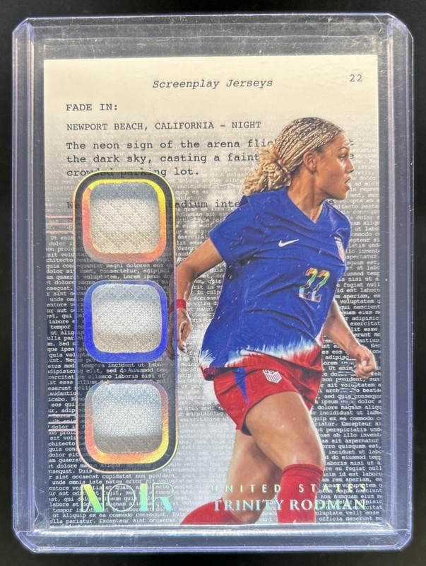 2024-25 Panini Noir Trinity Rodman Screenplay Silver #/65