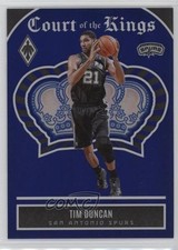 2023-24 Panini Phoenix Court of the Kings Blue 23/25 Tim Duncan #2 HOF 3d3