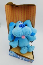 Blue s Clues Dog Sing Along Plush Toy 11 Fisher Price Mattel Vtg 1997 Tyco