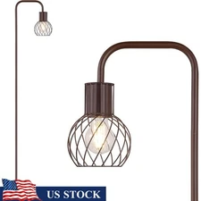 LED Floor Lamp Minimalist Design E26 Base Easy Assembly Smart Plug Ready New