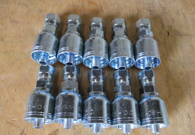 #ad #ad 10 Pack Koman Hydraulic Hose Fittings – 6‑6FJX Straight Female JIC 37° Swivel $39.99