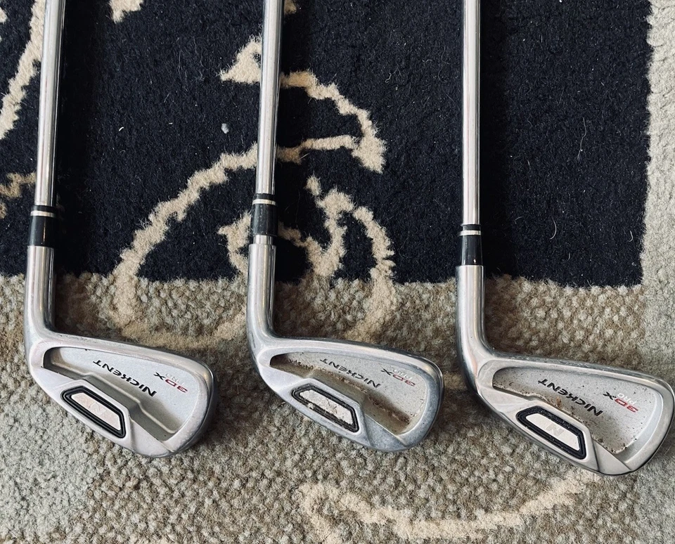 Juego de 6 palos de golf Nickent 3DX Iron-3,4,5,7,8,9 Golf Pride 1180 GR y Proforce v2 Club Foto 2 de 4