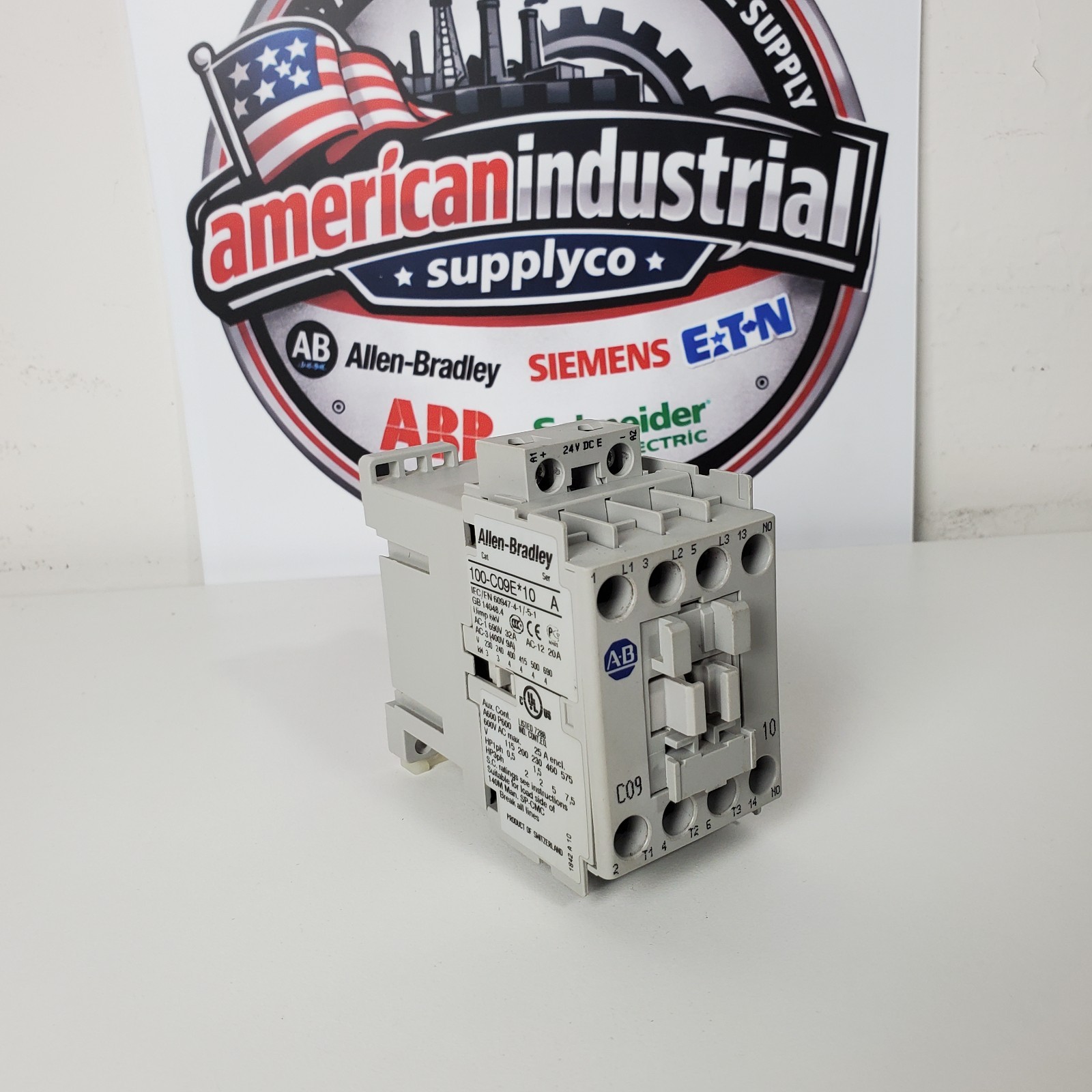 Allen-Bradley 100-C09E*10 Ser A Contactor 24VDC coil