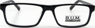 B.U.M. Equipment JAUNTY Black Vollrand Brillenfassung Full Rim 55-16-140 NEU