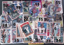 (438) CARD RC + BASE LOT CJ Abrams San Diego Padres Washington Nationals MLB