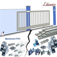 Sliding Gate Kit w Maintenance Pack | for Driveway Gates Sliding Doors