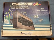 Vintage Commodore 64 Computer In Original Box - Working