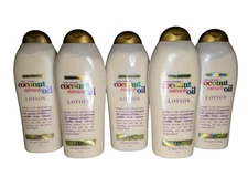 5 Ogx Body Lotion Coconut Oil Miracle Extra Creamy  19.5 Oz. Lot of 5 New OGX