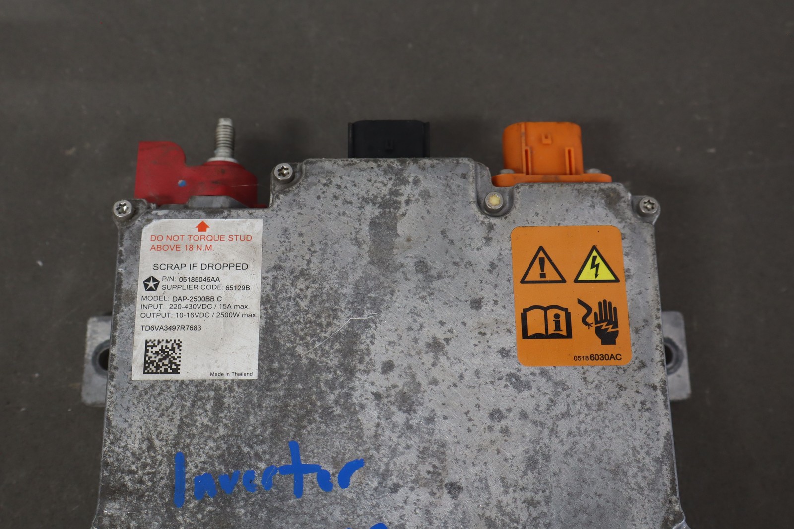 17-24 Chrysler Pacifica Hybrid Voltage Converter Module OEM 05185046AA