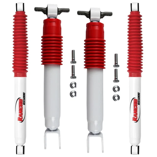 Rancho Front & Rear Shocks for 2011-2025 Silverado Sierra 2500HD 3500HD 0" Lift