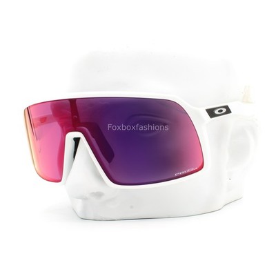 Oakley Sutro (A) Sunglasses OO9406A-0337 Matte White Prizm Road Alternative Fit