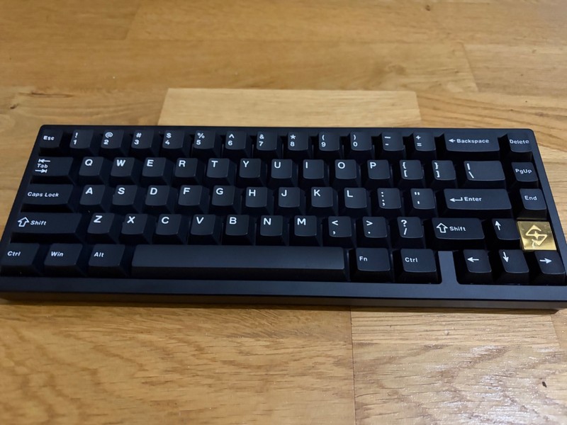 WOBKEY Zen65 Lite - Black - ANSI- HMX Violet Switches - PC plate