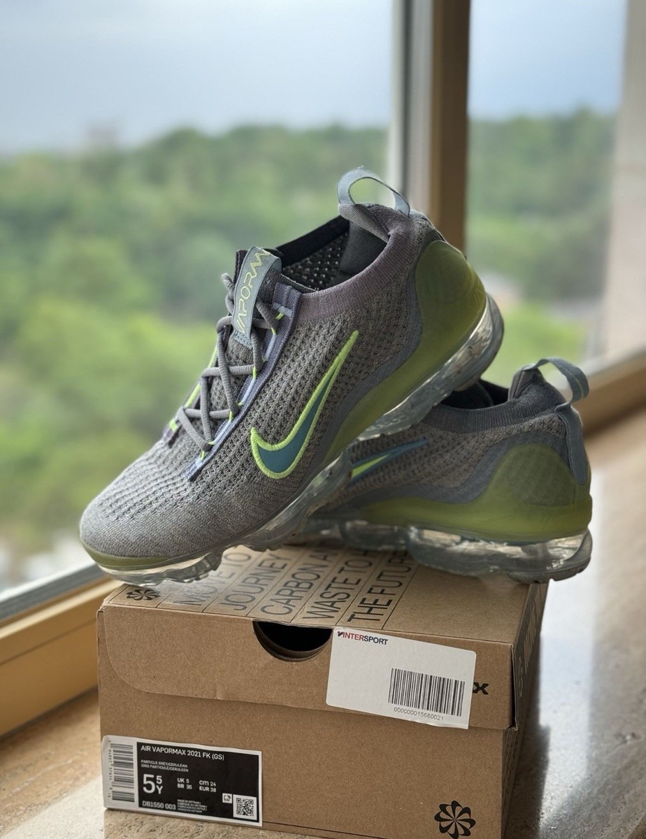 Nike Air VaporMax Sneakers Sport Grey Liquid Lime DH4084 EU 38