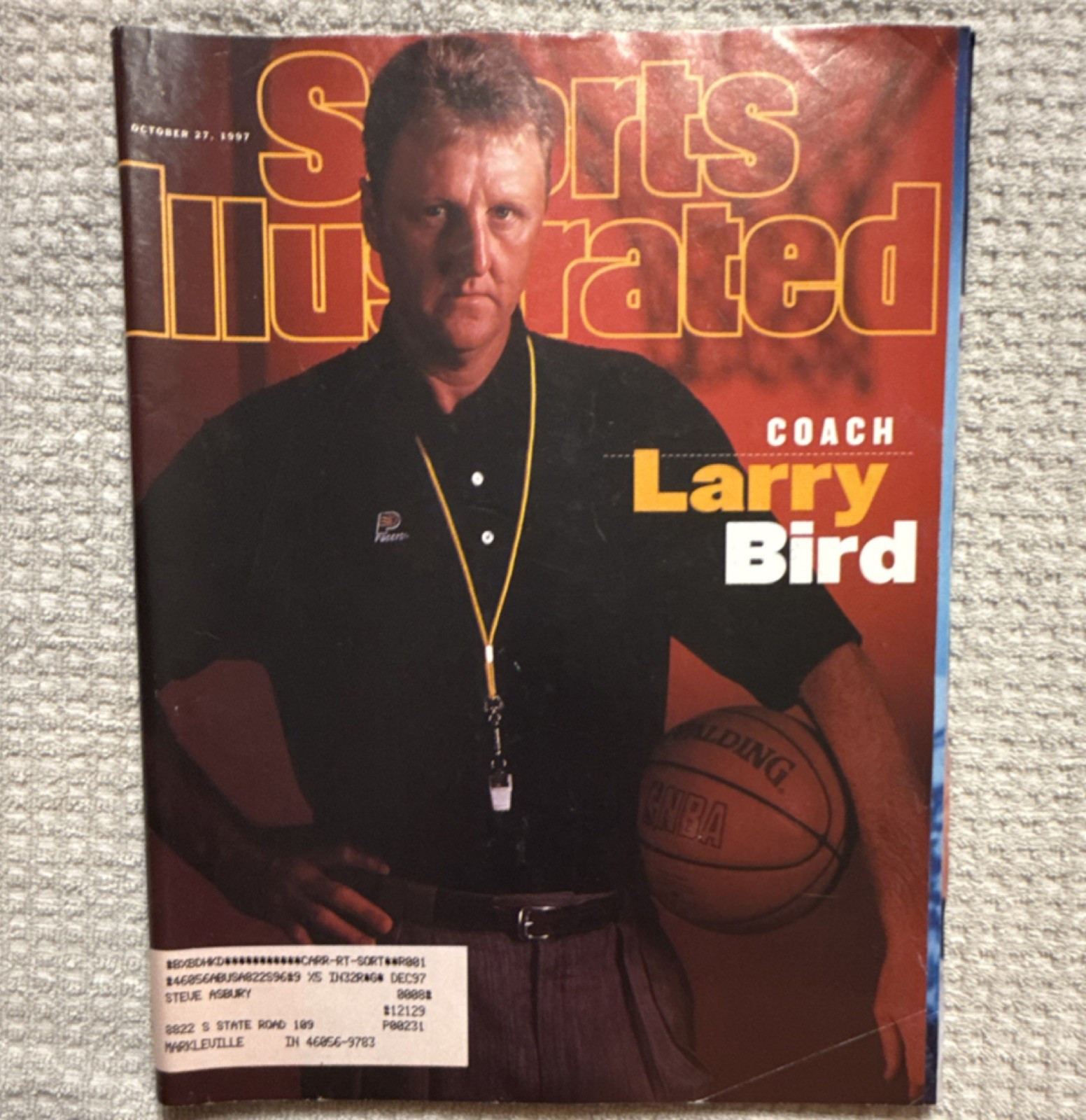 Sports Illustrated Oct 27 1997 Issue 17 Vol 67 Coach Larry Bird Illustrated