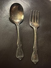 Vintage W.M. Rogers Bros Baby Spoon and Fork