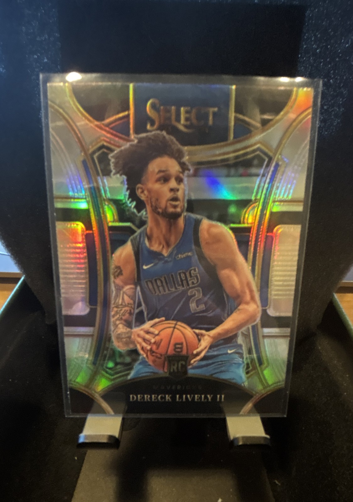 2023-24 Panini Select - Mezzanine Level Dereck Lively #313 Silver Prizm (RC)