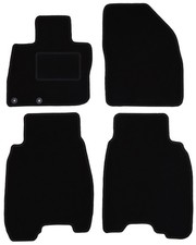 Fußmatten Automatten Velours Schwarz für Honda Civic VIII 2006-2012 4-tlg