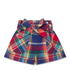Polo Ralph Lauren Plaid Bow Detailed Shorts