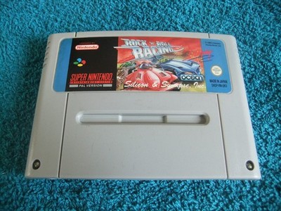 ROCK 'N' ROLL RACING SUPER NINTENDO / SNES SPIEL CARTRIDGE