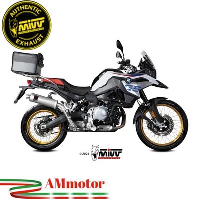 Mivv Bmw F 850 GS 2018 Exhaust Motorcycle Slip-On Dakar Steel Approved