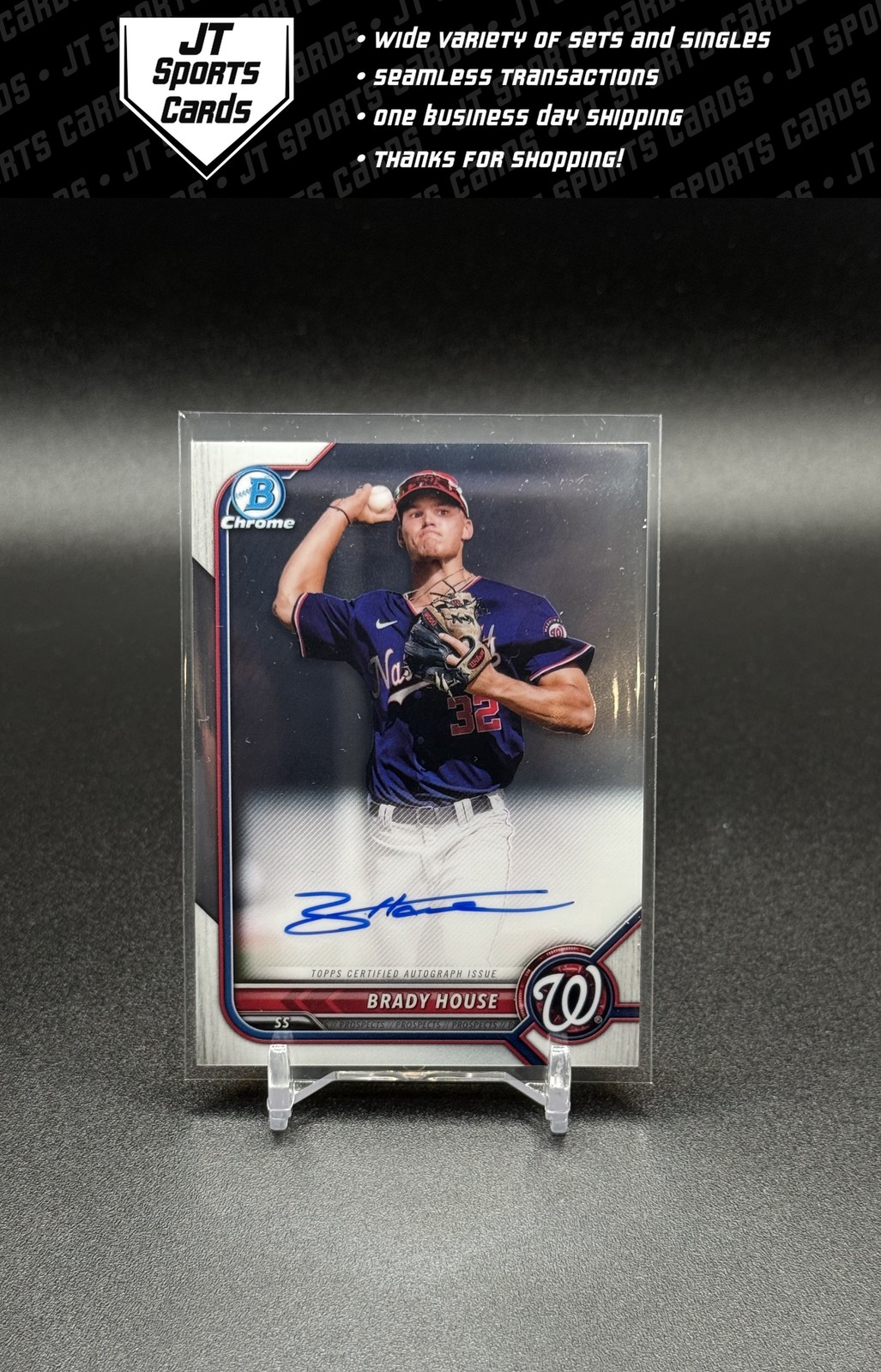 2022 Bowman Chrome Brady House CPA-BH Auto | Washington Nationals