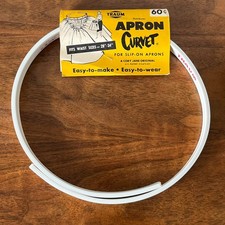 Vintage '50s TRAUM Original Cory Jane Apron Curvet Waist Hoop Size Medium NOS