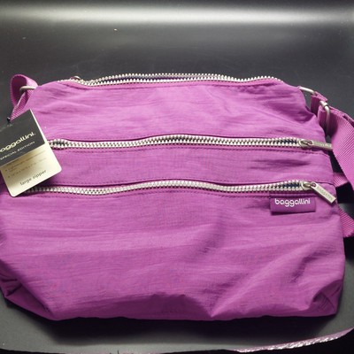 Baggallini Large Zipper SPECIAL EDITION 4-Zip Crossbody Travel Bag NWT Purple | eBay Baggallini Large Zipper SPECIAL EDITION 4-Zip Crossbody Travel Bag NWT Purple | eBay