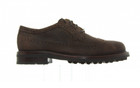 Ralph Lauren Polo Dark Brown Nyles Lug Sole Matte Suede Wingtip 11M, New W/ Box — photo 1