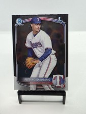 2025 Bowman Chrome Prospect Alejandro Rosario 1st Bowman Texas Rangers #BCP-125
