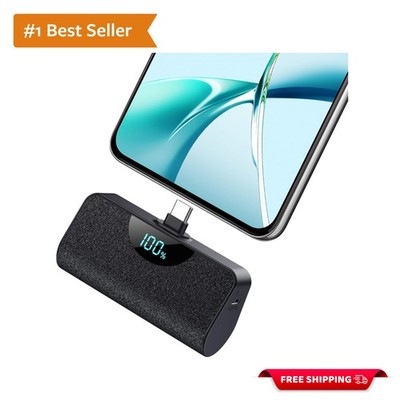 Mini Portable USB C Power Bank 5200mAh   Essential Charger for iPhone & Android
