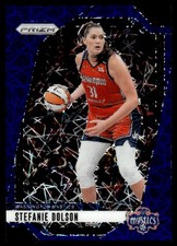 Stefanie Dolson Blue Velocity #34 2024-25 Panini Prizm WNBA Washington Mystics