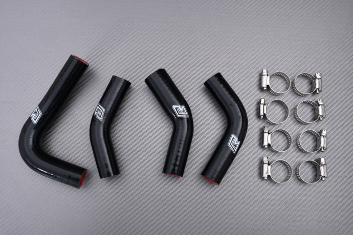 Kit tuyaux de radiateur eau noir pour réfection moteur Yamaha RD350LCF 1985-1988