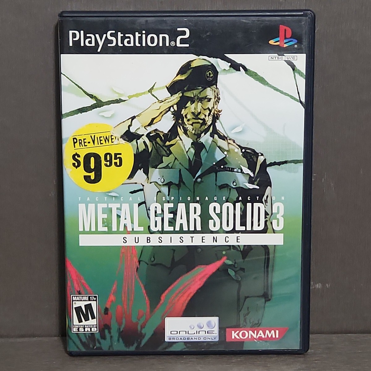 Metal Gear Solid 3 Subsistence PlayStation 2 PS2 Refurbished