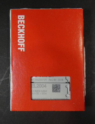 Beckhoff EL2004 EtherCAT-Klemme | 4-Kanal-Digital-Ausgang / 24 V DC / 0,5A | OVP