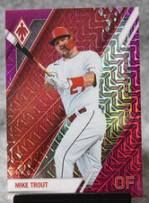 Mike Trout 2022 Chronicles Phoenix Purple Mojo Card #20 Angels 99/99!