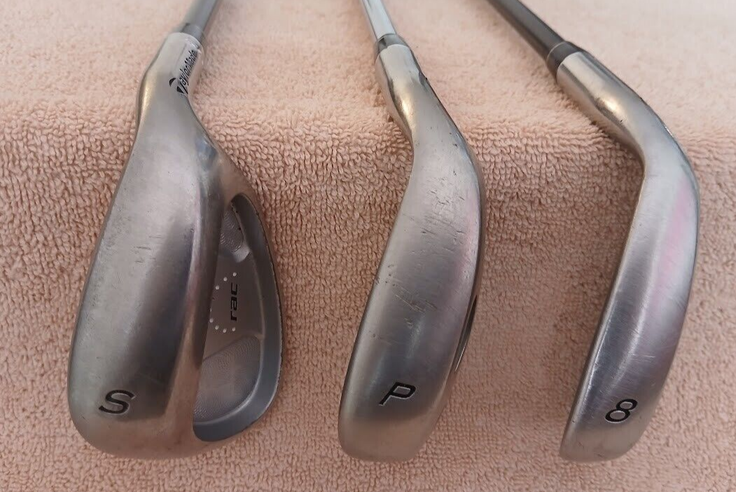 TZ GOLF - TaylorMade RAC OS 4, 5, 8, 9 Iron, PW, OR SW RH Sold as