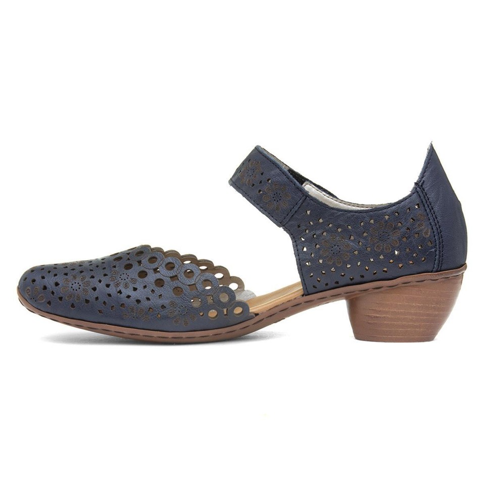 Rieker Slipper B905700 - Extraweite Hausschuhe In Schwarzbraun