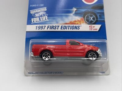 Vintage 1996 Hot Wheels 1997 First Editions #513 Ford F150 2/12 | eBay