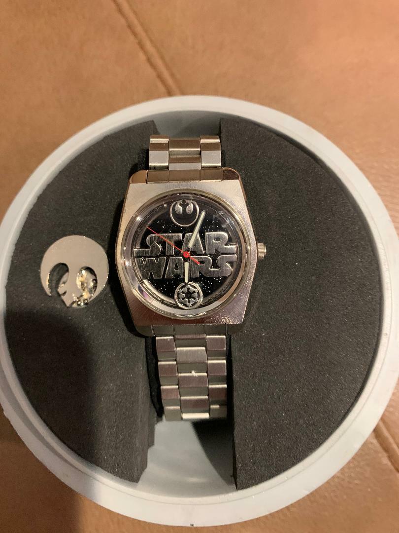 Fossil Star Wars Death Star 20th Anniversary Watch w/Pin Badge Limited Edition
