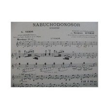 Verdi Giuseppe Nebuchadnezzar Opening Orchestra ca1904