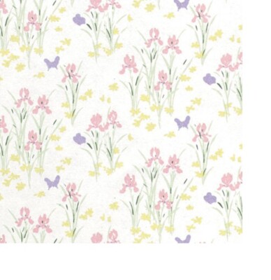 Dollhouse Wallpaper Mini Iris, Pink Pattern #MG114D24