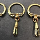 Vintage Lot of (3) Brass Plated King Rings. Made in Germany. — photo 3