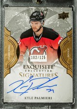 2016-17 Upper Deck Ice Exquisite Signatures /125 Kyle Palmieri #ES-KP Auto