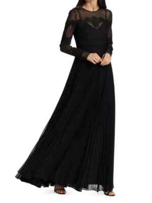 DOLCE&GABBANA Semi Sheer Lace Embellished Gown, Size 46 (US 10) $7,295 NWT