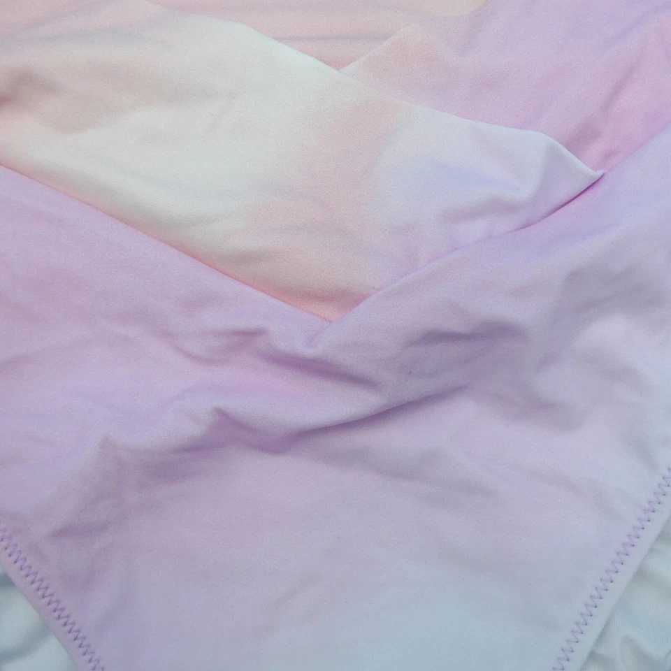 Victorias Secret Large Pink Tie Dye Ruffle Hi-Waisted Brazilian Bikini Bottom - Image 2 of 4