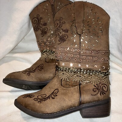 Paris Blues Cow Girl Boots Size 12