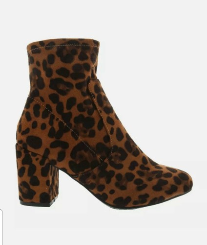 Sugar Womens Itsie Stacked Heel Booties 